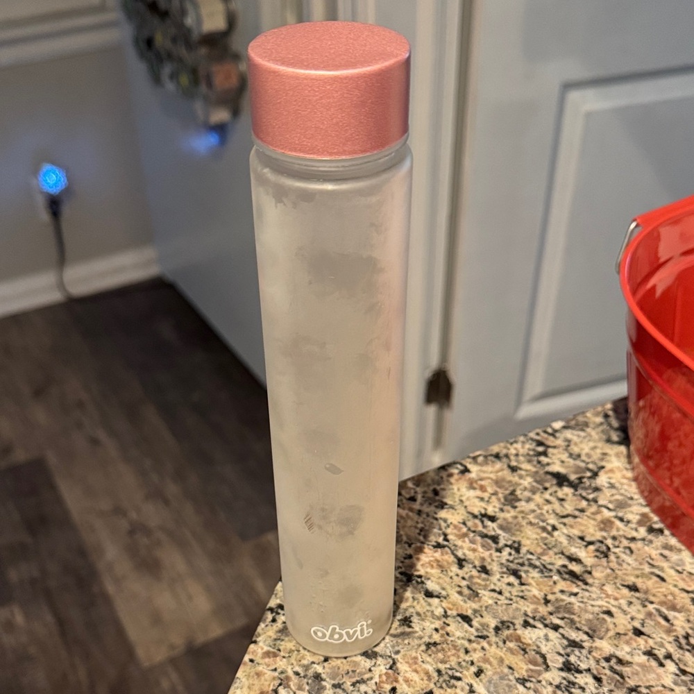 Pink and Clear Water Bottle****FINAL MARKDOWN****